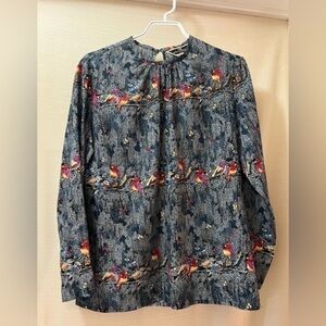 ⚫️ BOGO Alex Colman summer bird lightweight shirt size medium